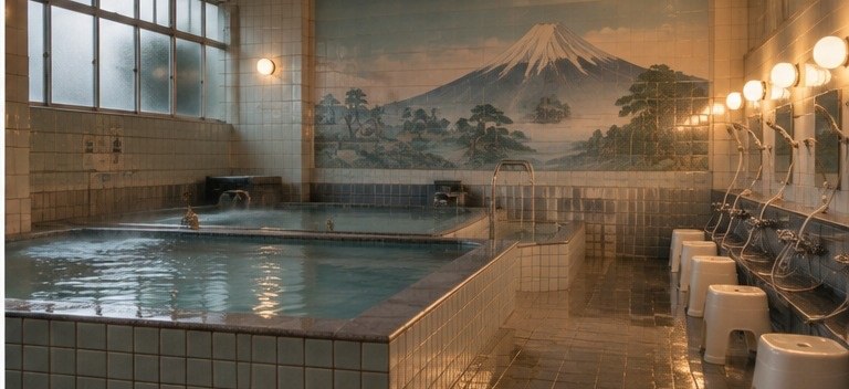 Illustrative Tokyo atmosphere: Baths & basics